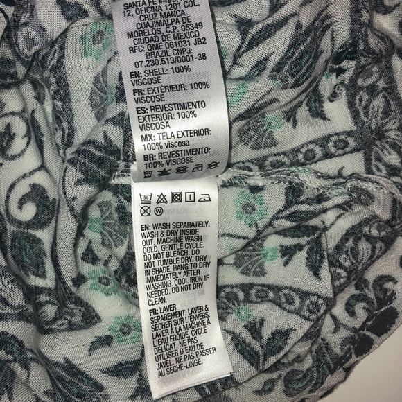 *BNWT* Roxy Floral Tunic Top Shirt ((size Small)) NEW - Picture 8 of 8